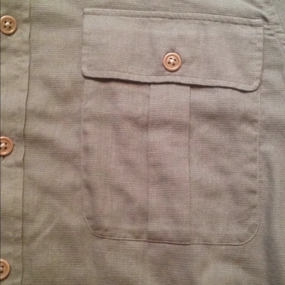 Green polo button down - Picture 6 of 6